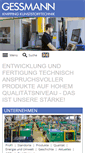 Mobile Screenshot of gessmann.de