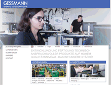Tablet Screenshot of gessmann.de
